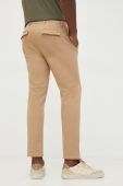 Штани United Colors of Benetton чоловічі колір бежевий пряме (2635111)