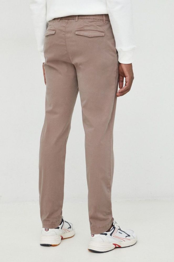Штани United Colors of Benetton чоловічі колір сірий прямі фото 3