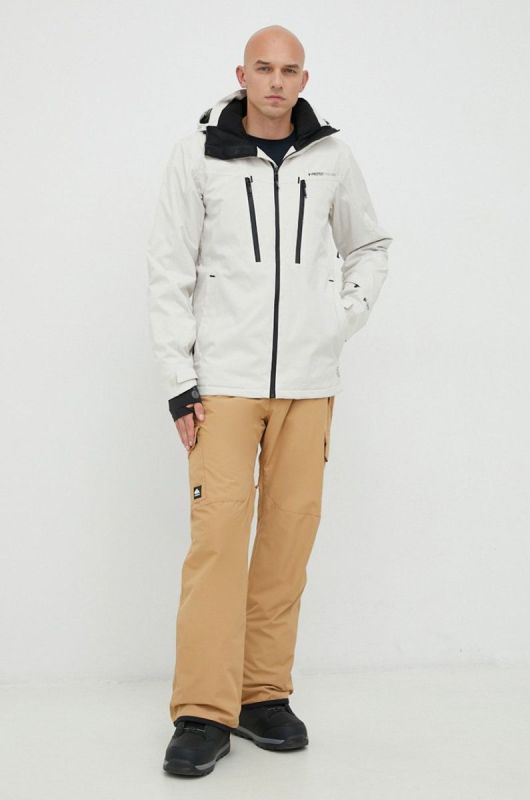 Штани Quiksilver Porter колір бежевий фото 2