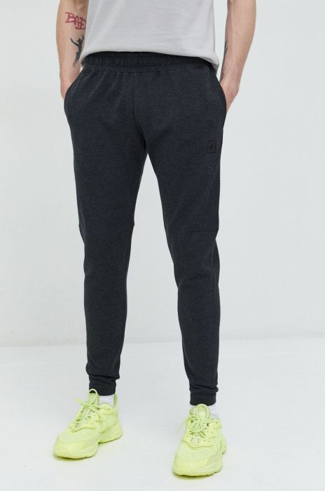 Спортивні штани Superdry чоловічі колір сірий меланж (2695127)