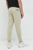 Спортивні штани Superdry чоловічі колір бежевий з аплікацією