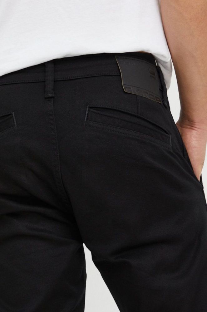 Штани G-Star Raw чоловічі колір чорний фасон chinos (2532031) фото 4