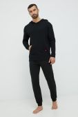 Піжамні штани HUGO чоловічі колір чорний однотонна (2775790)