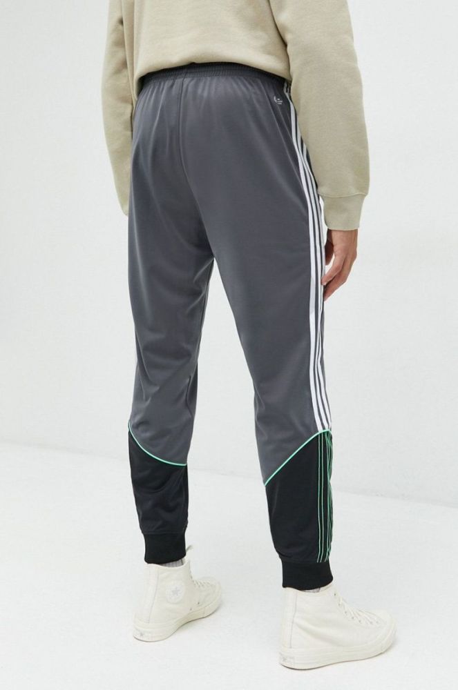 Спортивні штани adidas Originals чоловічі колір сірий з аплікацією фото 3