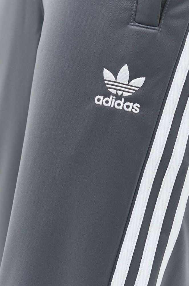 Спортивні штани adidas Originals чоловічі колір сірий з аплікацією фото 4