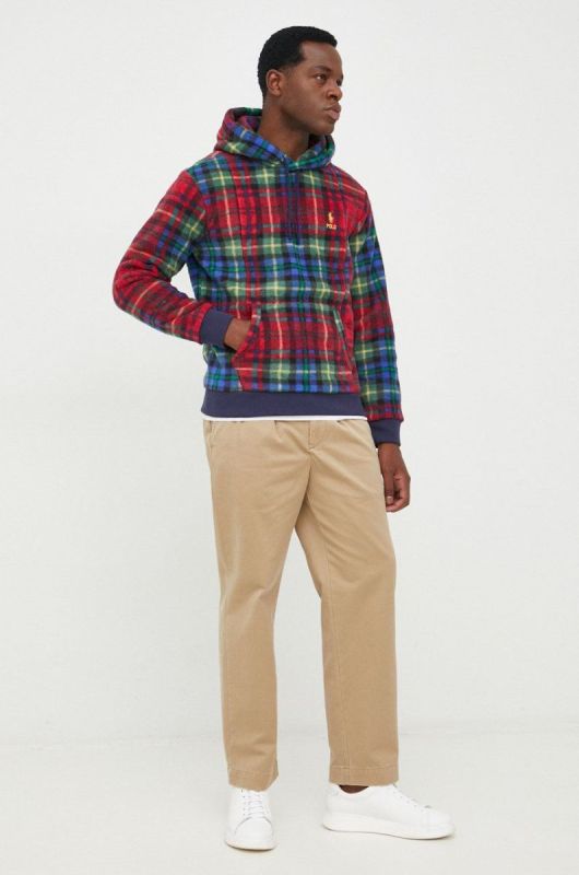 Бавовняні штани Polo Ralph Lauren чоловічі колір зелений фасон chinos фото 2