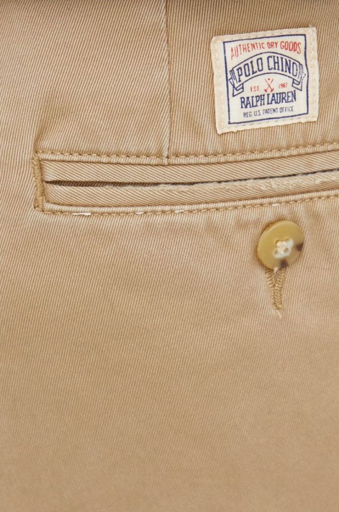Бавовняні штани Polo Ralph Lauren чоловічі колір зелений фасон chinos фото 5