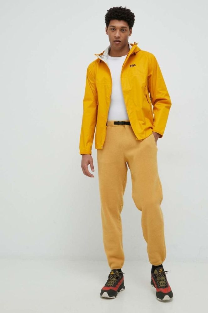 Спортивні штани Jack Wolfskin чоловічі колір жовтий фото 3