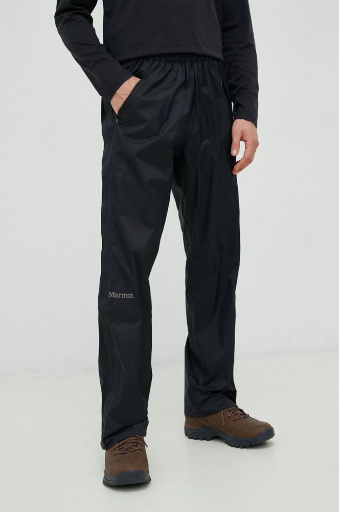 Водонепроникні штани Marmot PreCip Eco чоловічі колір чорний