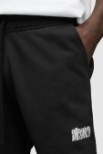 Спортивні штани AllSaints чоловічі колір чорний однотонні