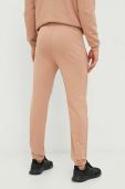 Бавовняні спортивні штани Arkk Copenhagen unisex колір бежевий однотонні