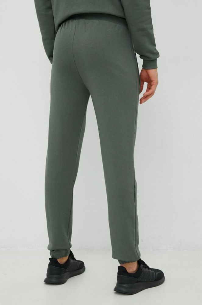 Бавовняні спортивні штани Arkk Copenhagen unisex колір зелений однотонні фото 5
