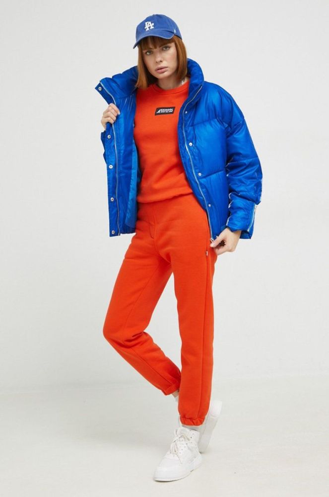 Спортивні штани Kangol unisex колір помаранчевий однотонні фото 3