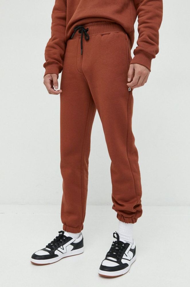 Спортивні штани Kangol unisex колір коричневий однотонні фото 5