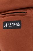 Спортивні штани Kangol unisex колір коричневий однотонні