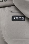 Спортивні штани Kangol unisex колір сірий однотонні