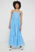 Сукня Only maxi розкльошена колір блакитний (2516332)