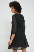 Сукня Vila колір чорний mini розкльошена (2513424)
