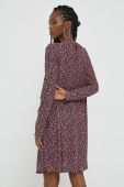 Сукня Vila колір фіолетовий mini розкльошена