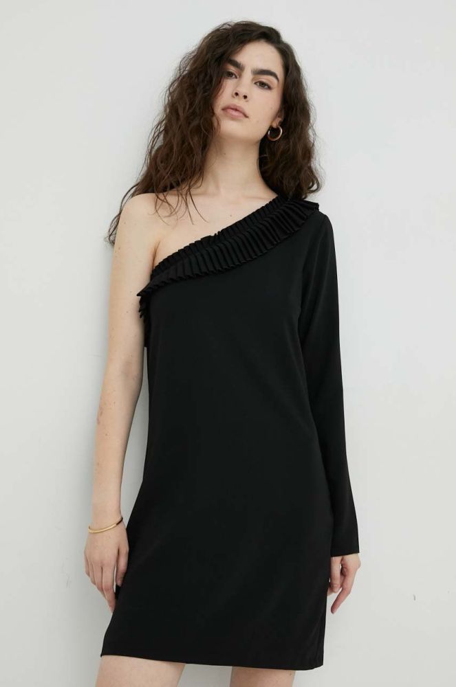 Сукня The Kooples колір чорний mini пряма (2830231)
