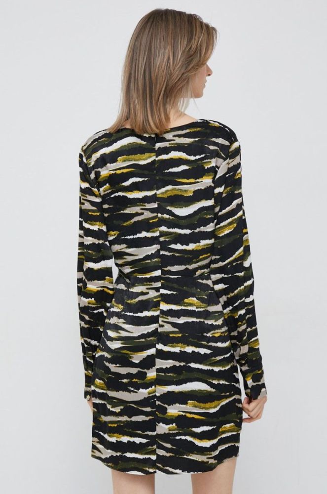 Сукня Dkny mini пряма колір барвистий фото 3