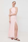 Сукня Guess колір рожевий maxi облягаюча (3057095)