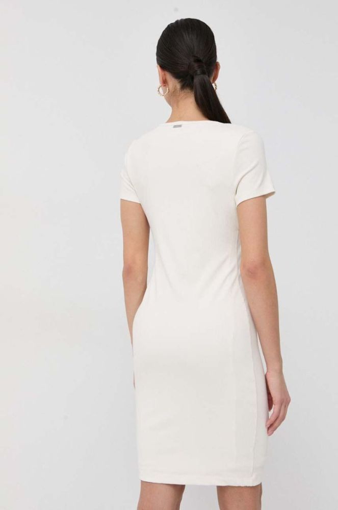 Сукня Guess колір бежевий mini облягаюча (2959931) фото 3