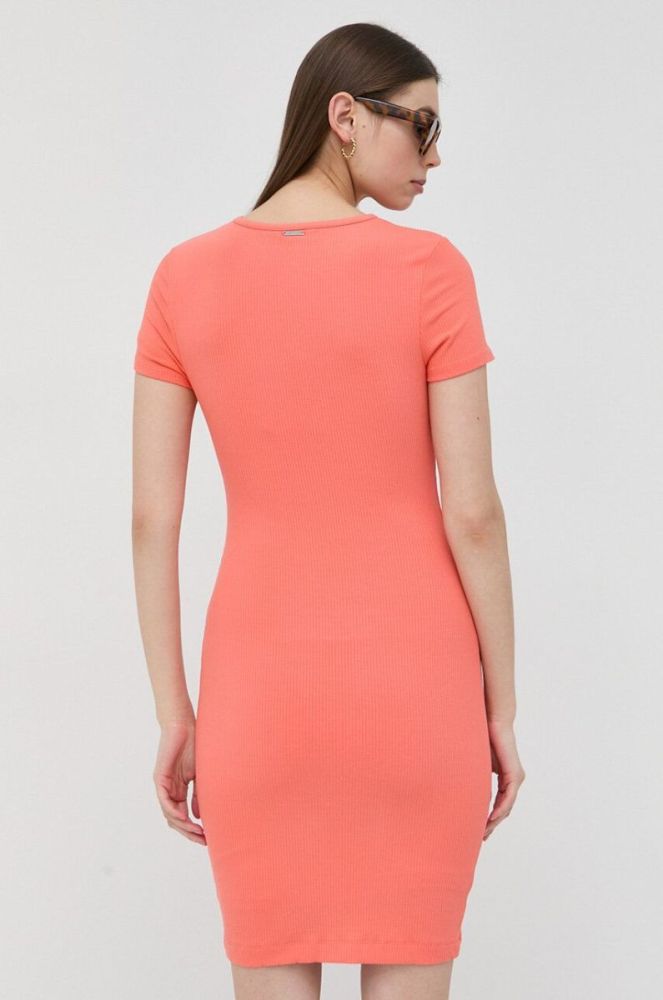 Сукня Guess колір рожевий mini облягаюча (2959511) фото 3