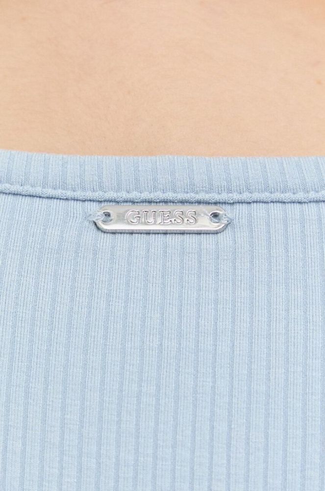 Сукня Guess mini облягаюча колір блакитний (2959518) фото 6