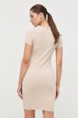 Сукня Guess колір бежевий mini облягаюча (2476540)