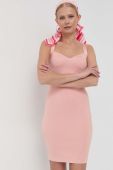 Сукня Guess колір рожевий mini облягаюча (2809573)