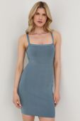 Сукня Guess mini облягаюча колір блакитний (2425035)