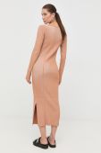 Сукня Patrizia Pepe колір помаранчевий midi облягаюча (2482650)