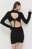 Сукня Patrizia Pepe колір чорний mini облягаюча (2452781)