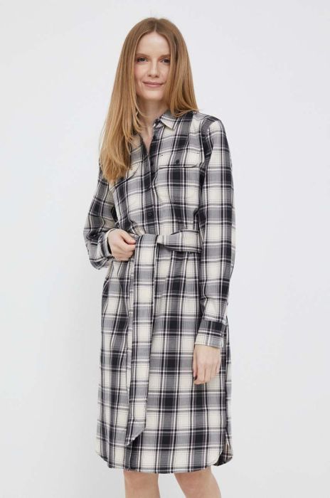 Бавовняна сукня Lauren Ralph Lauren колір чорний mini пряма
