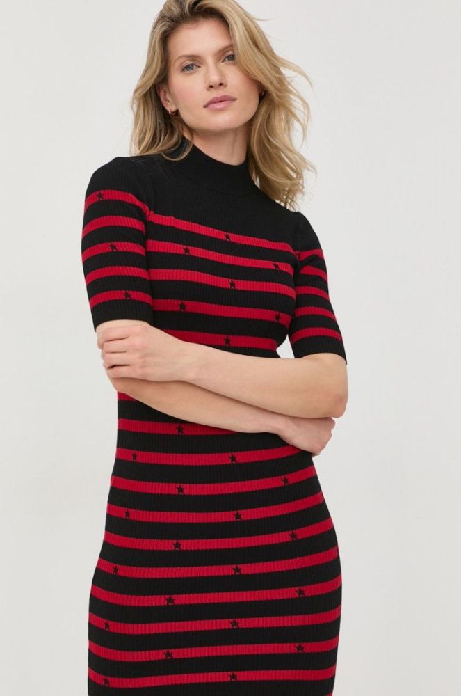 Сукня Red Valentino колір чорний midi облягаюча (2431627) фото 3