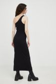 Сукня Gestuz колір чорний midi пряма (2481808)