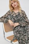 Сукня Vero Moda колір чорний midi розкльошена