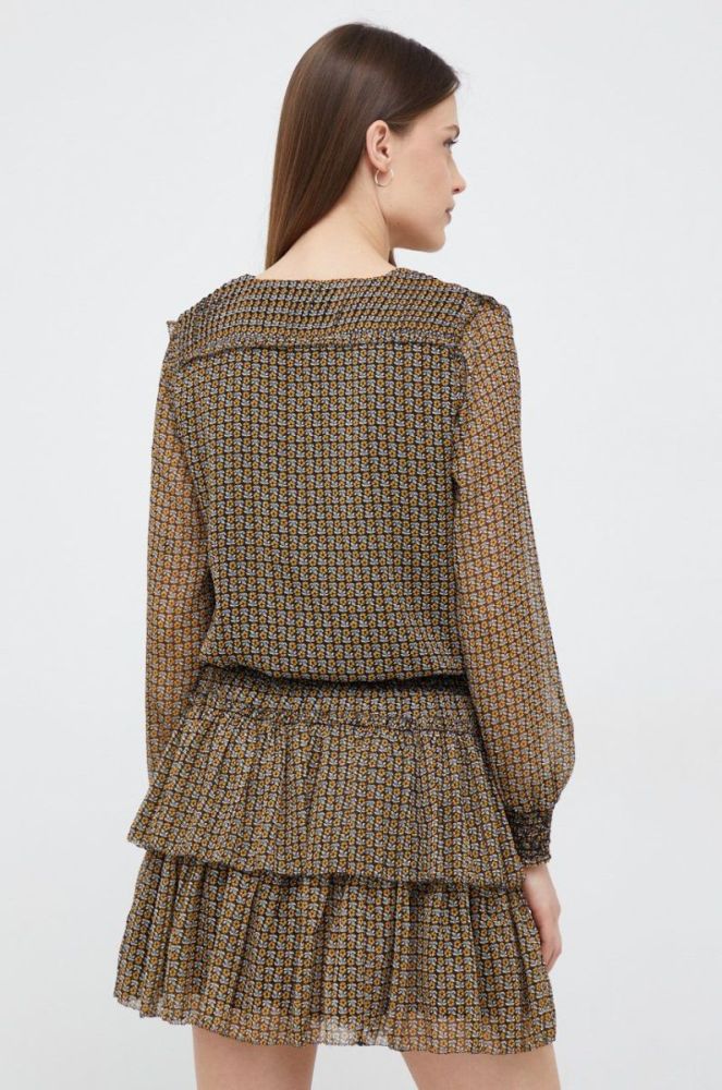 Сукня Pepe Jeans колір зелений mini розкльошена (2572351) фото 3