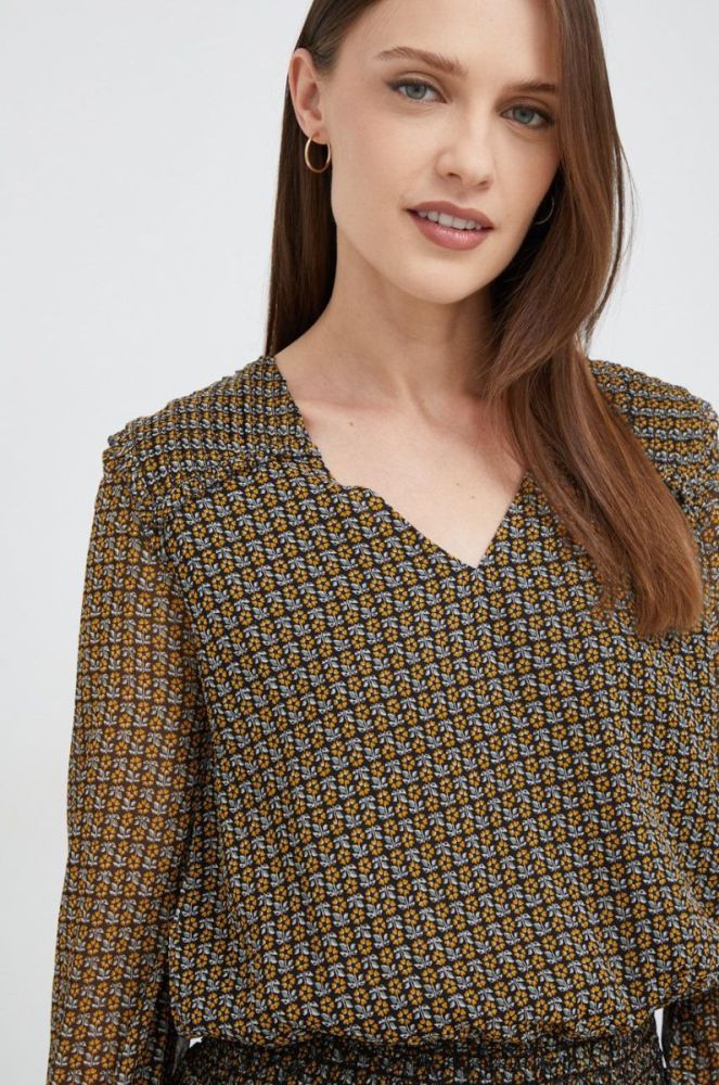 Сукня Pepe Jeans колір зелений mini розкльошена (2572351) фото 4