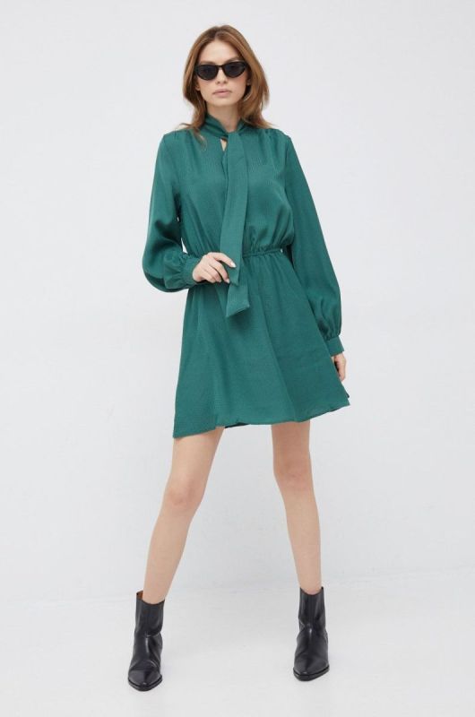 Сукня Pepe Jeans колір зелений mini розкльошена (2595906) фото 2