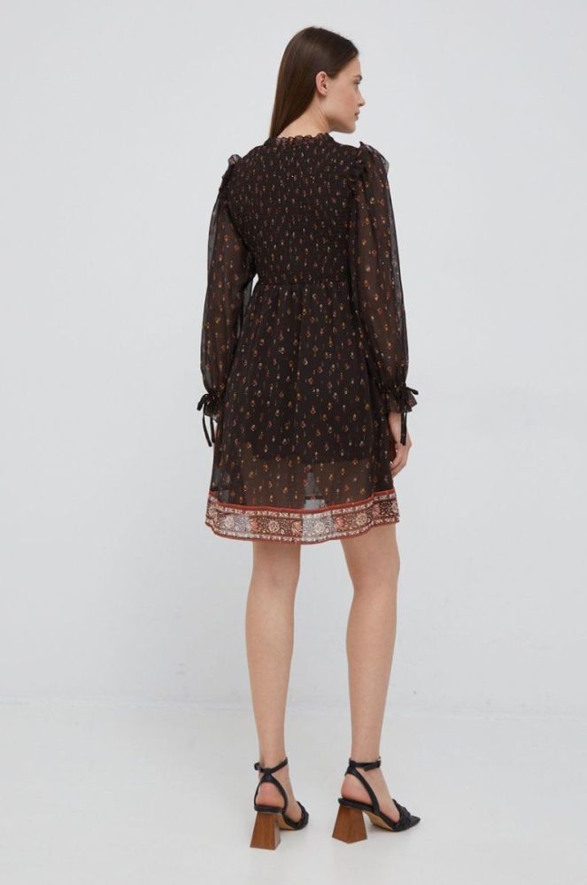 Сукня Pepe Jeans колір коричневий mini розкльошена (2726276) фото 3