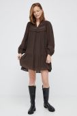 Сукня Pepe Jeans колір коричневий mini пряма