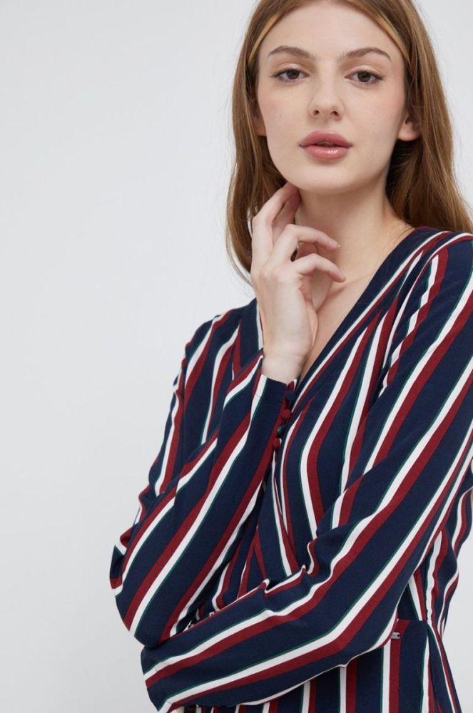 Сукня Pepe Jeans колір синій mini розкльошена (2602756) фото 4