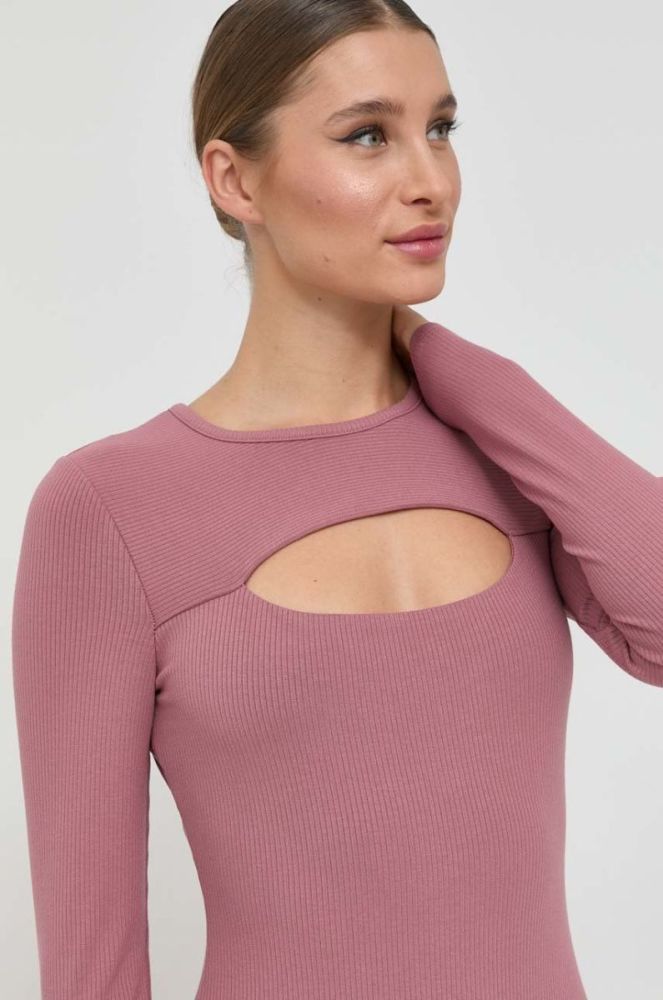 Сукня Guess колір рожевий mini облягаюча (2669511) фото 4