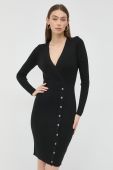 Сукня Guess колір чорний mini облягаюча (2676981)