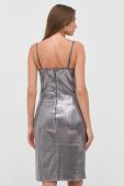 Сукня Guess колір срібний mini пряма