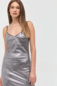 Сукня Guess колір срібний mini пряма