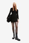 Сукня Desigual колір чорний mini облягаюча (2586716)