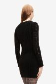 Сукня Desigual колір чорний mini облягаюча (2586716)